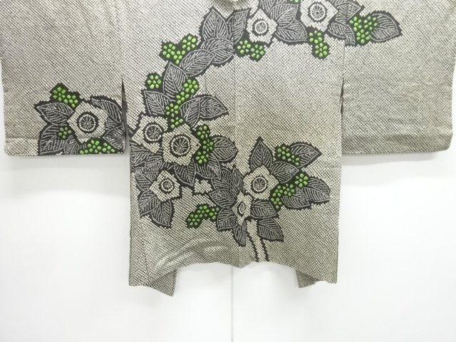 Japanese Kimono / Chirimen Kinsha Silk